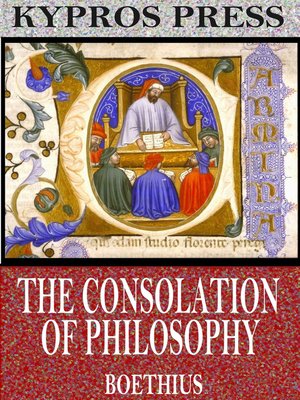 boethius wrote the consolation of philosophy